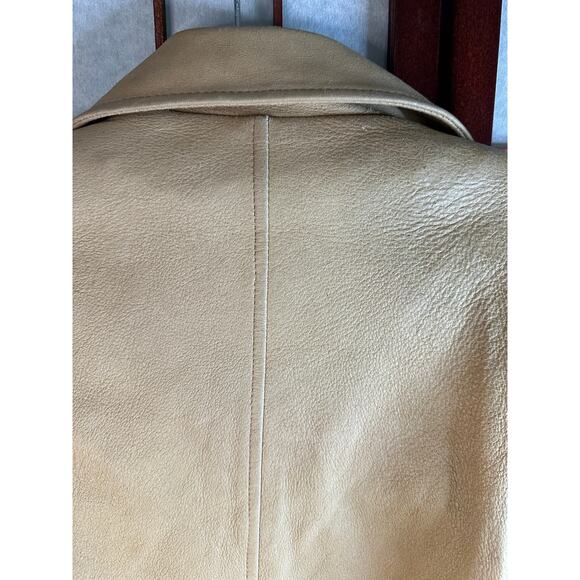 Vintage Wilson's leather Men's large tan leather bomber/70's jacket with liner - Picture 10 of 10